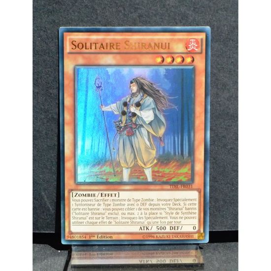 Carte YUGIOH TDILFR031 Solitaire Shiranui Ultra Rare NEUF FR Cdiscount Jeux Jouets