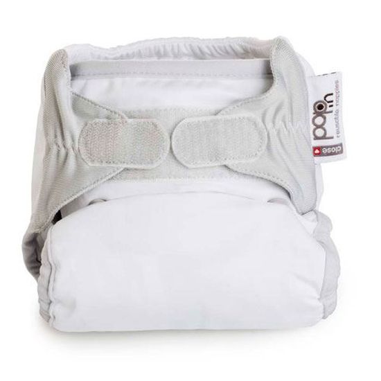 5pcs Insert de Couche Lavable en Cotton pour Ete Blanc