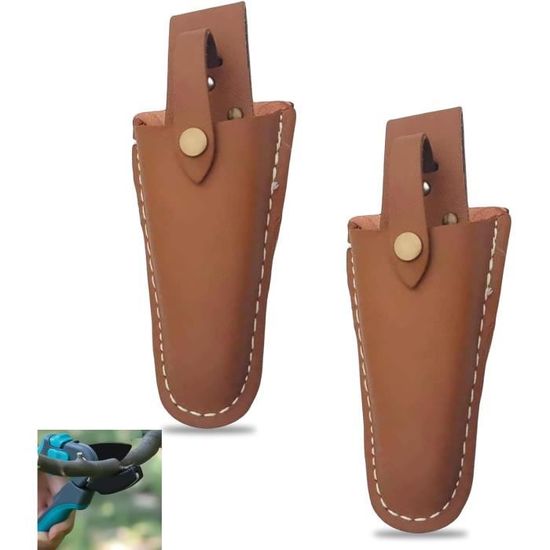 Gaine De Sécateur De Jardin, Pochette De Sécateur, étui En Toile De Voile, Sac à Ciseaux, Pochette De Jardinage Avec Boucle