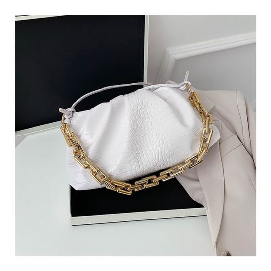 Cartable KIMPE Sac à Bandoulière En Cuir PU Pour Femmes En Forme De Nuage Filles Sacs à Main Et