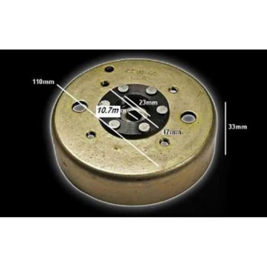 Rotor D'allumage (volant Magnétique) Pour Scooter 50cc GY6 139QMB - Diamètre Intérieur 90mm, Extérieur 110mm