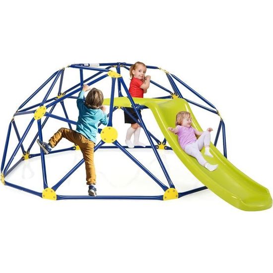 Générique Dôme d'escalade Bleu Acier, Jeux & Jouets, Jeux de Plein air, Bleu, (Poids 19.45KG