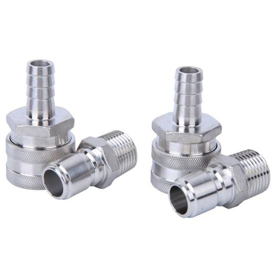 Raccord En T Acier Inoxydable 304 BSP 3/8" Filetage Mâle - Pour Tuyauterie Haute Pression Eau/gaz/huile