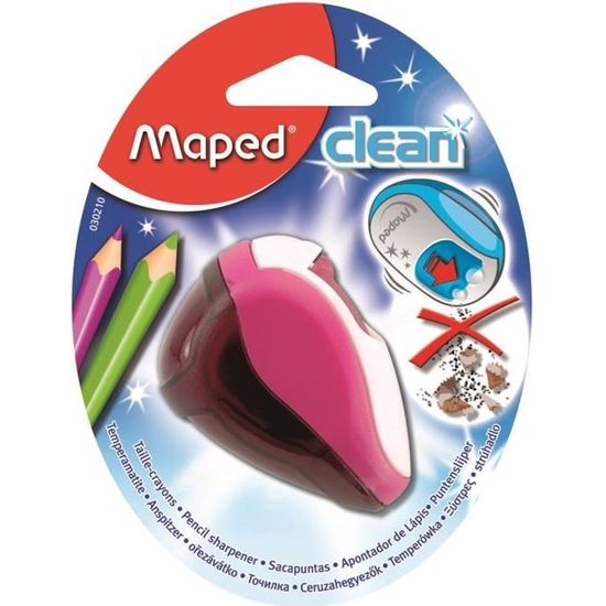Taille-crayons Shaker Arctic avec réserve – 1 trou – Maped ance