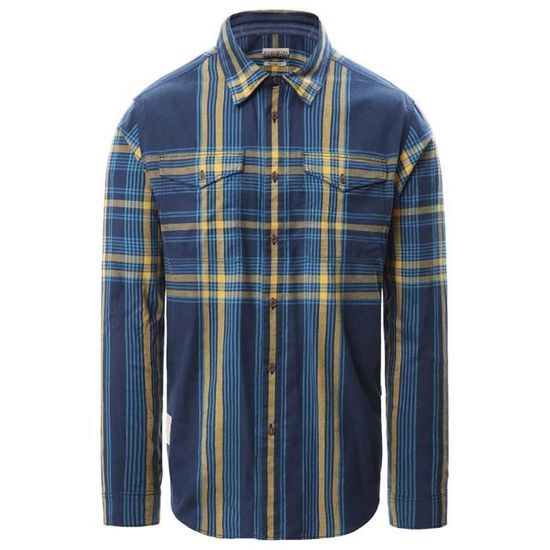 Chemise Homme Napapijri - Taille L - Bleu - Occasion Très Bon état