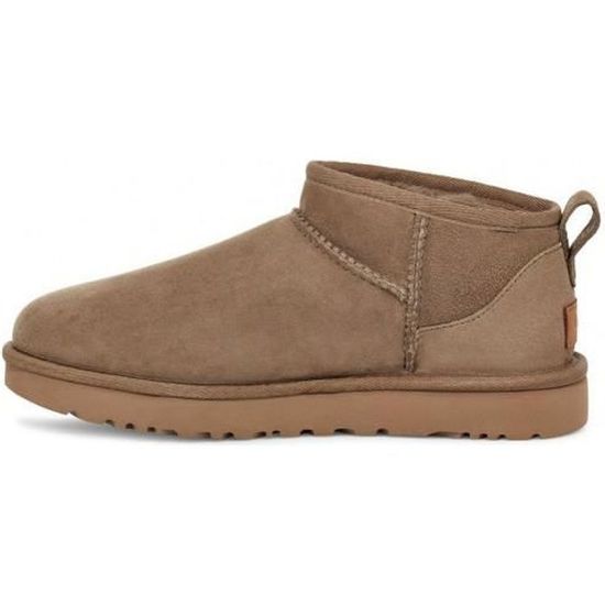 Pantoufles En Cuir Daim UGG Australia - Marron - Laine De Mouton - Pointure Homme US 1 (EU 31) - Occasion