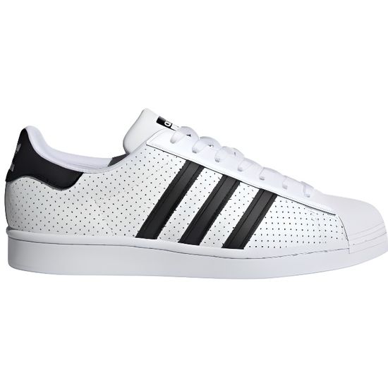 Basket Adidas Originals Superstar FV2830 Homme Cuir Lacets Blanc Blanc Cdiscount Chaussures