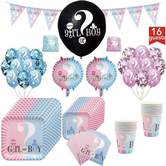 Ballon Gender Reveal Fille Ou Garcon De 90 Cm,2Pcs Xxl Ballons De Révélation Du Sexe, Boy Or Ballon Gender Reveal Fille Ou Garcon De 90 Cm,2Pcs Xxl Ballons De Révélation Du Sexe, Boy Or