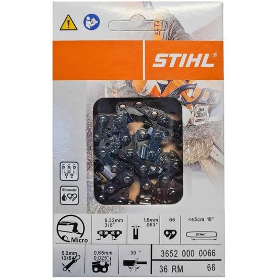 Chaînes Semi-carrée Kit Chaînes Tronçonneuse Sägenspezi 90cm - 2 3/8 1.6mm - Pour Stihl MS661 Chaîne Semi-carrée 90cm - Foto 3