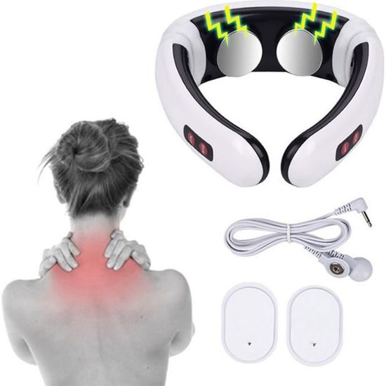 Masseur électrique intelligent cervical et dorsal - SURENHAP - 6 méthodes de massage - Technologie 3D smart fit