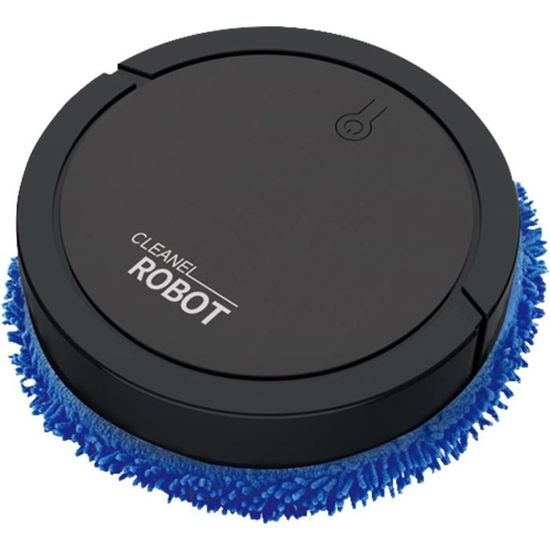 Robot Serpillère, Robot Laveur De Sol Automatique Avec Réservoir D'eau, Moteur à Haut Rendement, Nettoyage Rotatif à Forte Pression, Pour Panneaux De