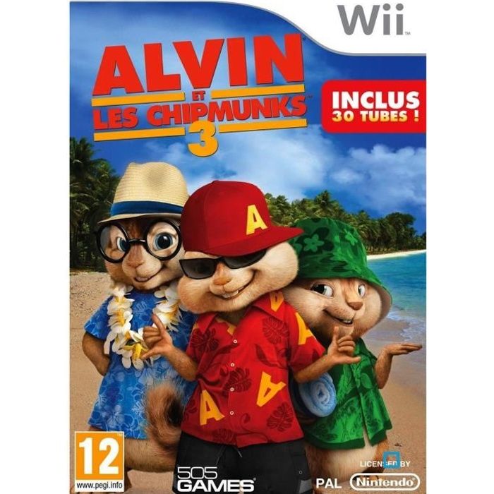 ALVIN & THE CHIPMUNKS: CHIPWRECKED / Jeu Wii