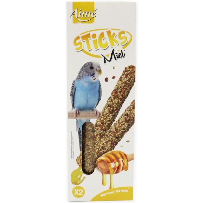 AIME 2 Baguettes au miel - Pour perruches - 85 g