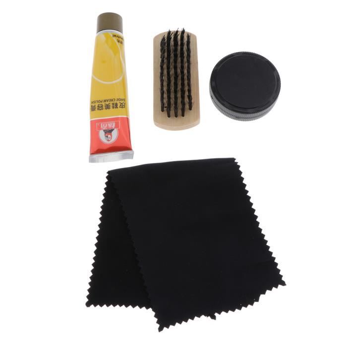 6pcs Ensemble De Soins De Cirage De Chaussures De Voyage Polonais Kit De