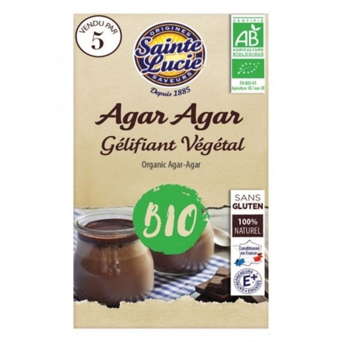 Agar Agar BIO - Sainte Lucie - sachets 5x2g