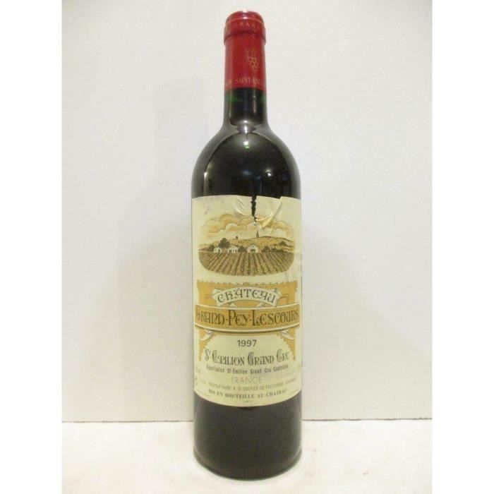 saint-émilion château grand pey-lescours grand cru rouge 1997 - bordeaux