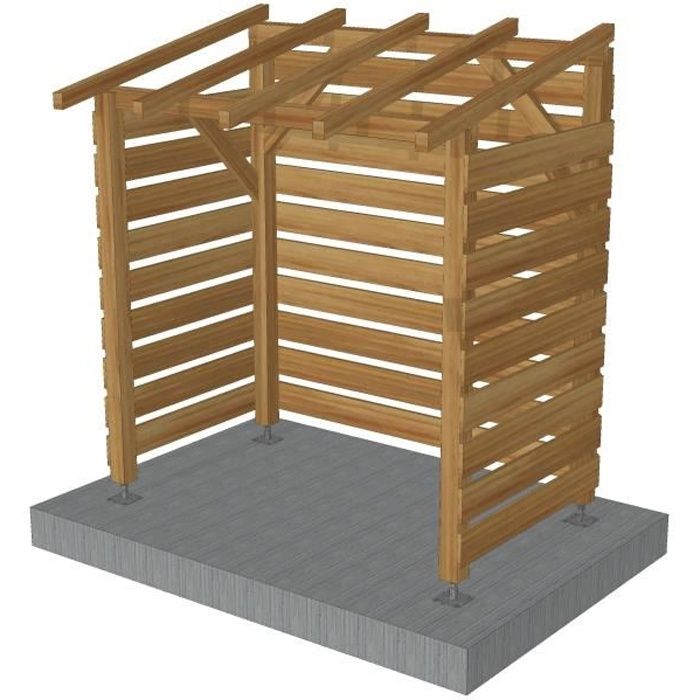 Kit Buches 2m - Non-couvert - Cl3 Marron - Jardinatoire