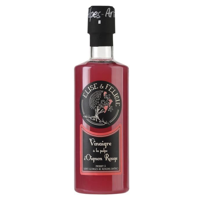 Vinaigre à la Pulpe d’Oignon Rouge 350 ml – Elise & Félicie