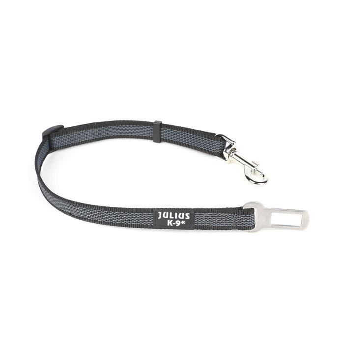 Julius-K9 pour Ceinture de sécurité Connexion pour Chiens, Taille 1, Noir-Gris