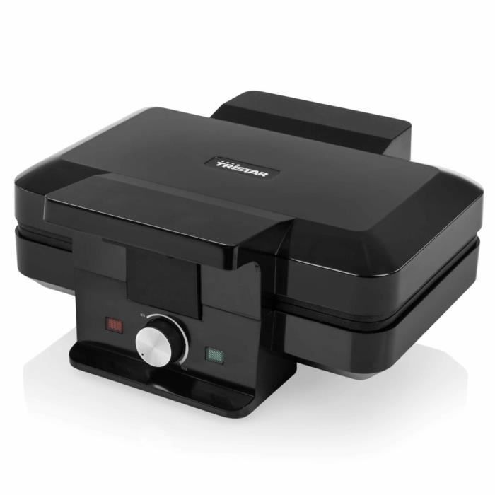 Gaufrier 1000 W 2 gaufres Noir Super *553605