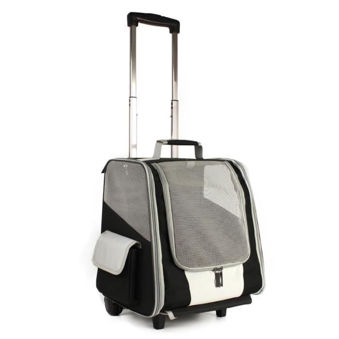 Sac de transport,Sac pour animaux de compagnie sac Trolley chien sac à dos sur épaule chat boîte boîtier de chariot - Type Black