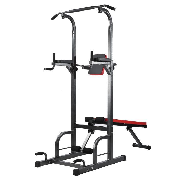 Support de traction Mentonnière Inclinaison Push Ups Jambe Lever Machine Marteau Pull Ups Fitness Exerciseur pour Bureau Gym Maison