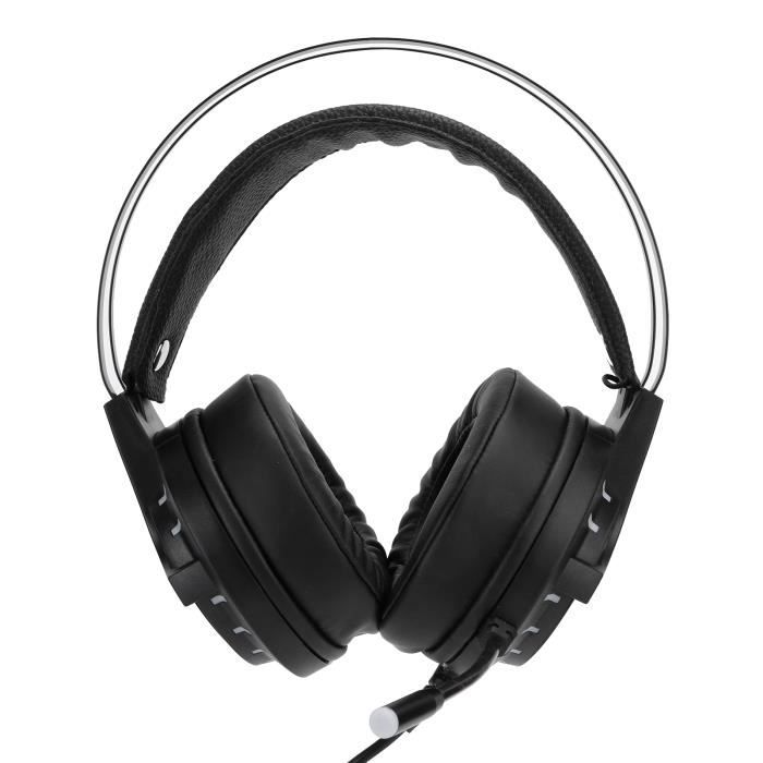 ZER Casques de Jeu K3 filaires avec microphone - Noir