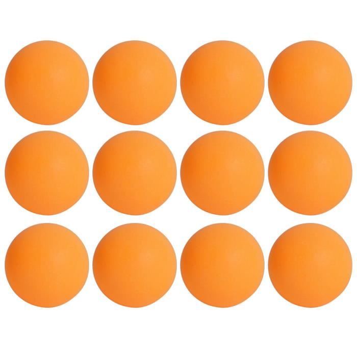 Cikonielf Équipement sportif 12pcs haute élasticité balles de ping-pong accessoires de tennis de table pour la compétition de