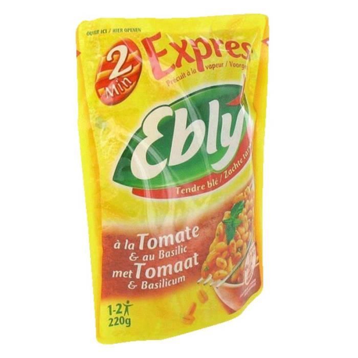 Blé précuit à la tomate et au basilic - 220 g