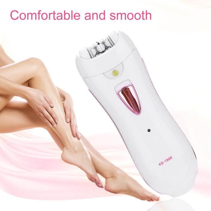Garosa Épilateur pour femme Rasoir pour femme Appareil de rasage pour femme Épilation indolore Pilator pour visage, bras, bikini,