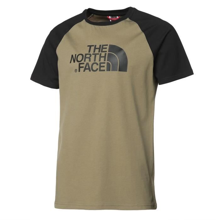 THE NORTH FACE T-Shirt Raglan Easy Tee - Homme - Kaki