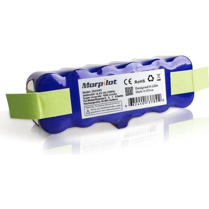 Roomba Batterie X-Life pour Irobot Roomba 5/6/7/8/9 séries Batterie de rechange