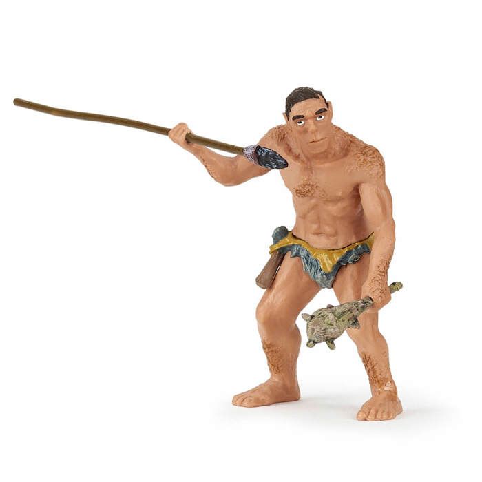 Figurine Homme préhistorique aille Unique Coloris Unique
