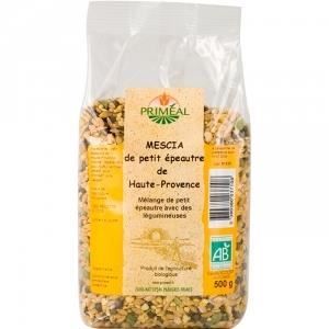PRIMEAL - Mescia de Petit epeautre de Haute Provence bio solidaire 500 g - Melange de petit epeautre avec des legumineuses