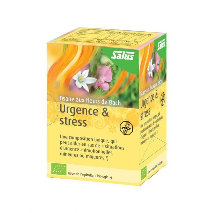 Salus - Tisane aux fleurs de Bach Urgence & Stress BIO - 15 sachets