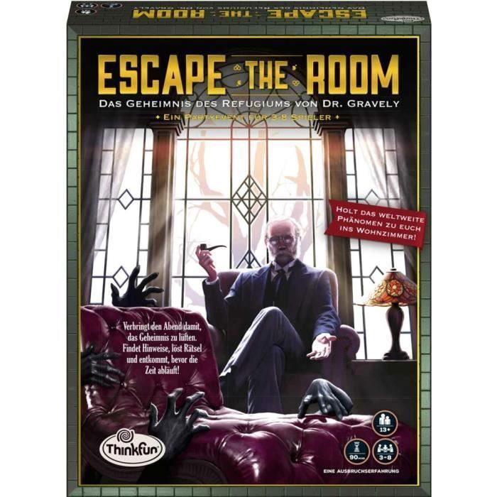 ThinkFun Escape the Room, Party board game, Enfants et adultes, 90 min, Garçon-Fille, 10 année(s), Intérieur