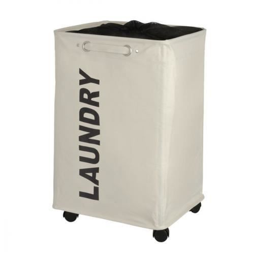 Panier a linge Quadro beige