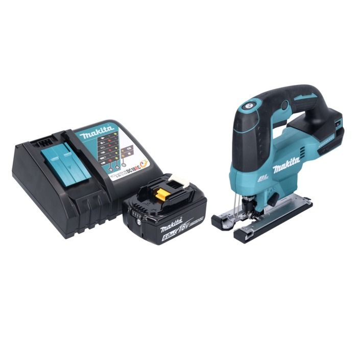 Makita DJV184RG1 Scie sauteuse sans fil 18V Brushless + 1x Batterie 6 0Ah + Chargeur