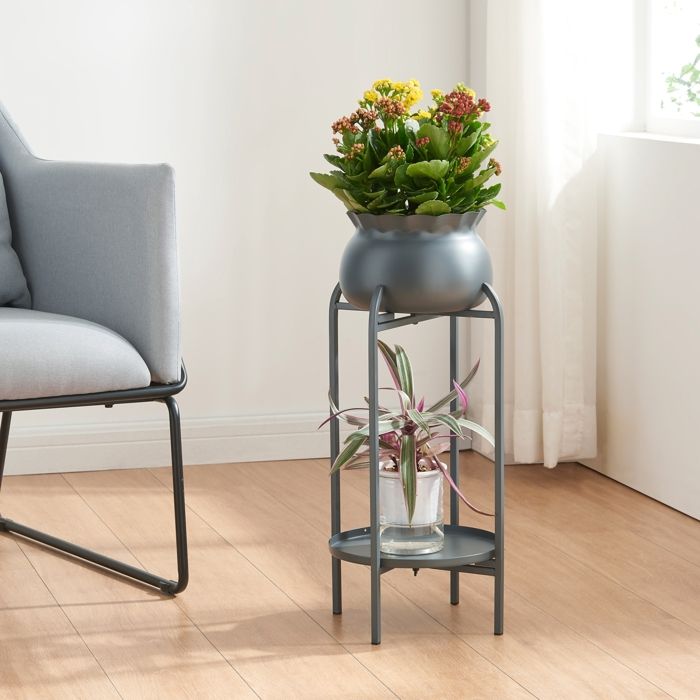 Porte-plantes Altena 81 x 40 x 40 cm noir