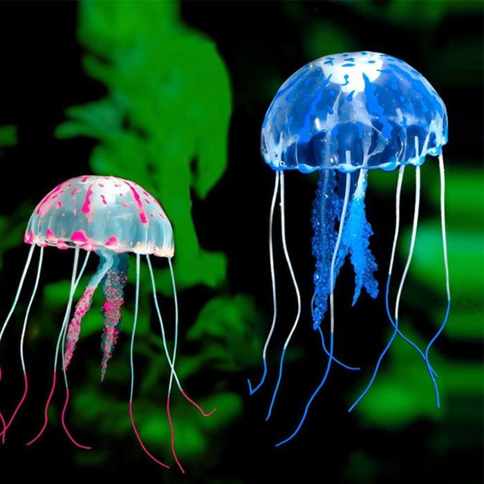 Méduse Artificielle, Méduse Silicone, Décoration Aquarium, 2 Pcs Méduse ... — free download