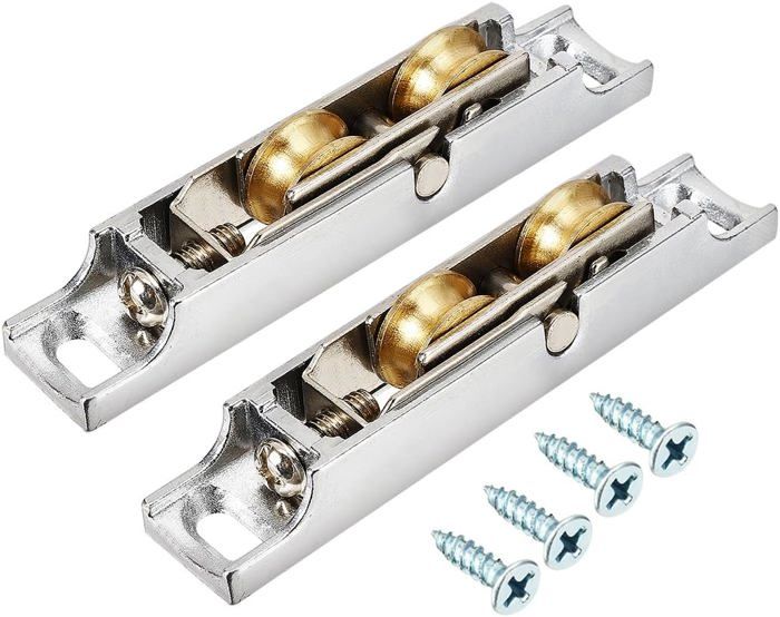 Lot De 4 Roulements à Rouleaux Pour Poulie De Fenêtre/porte Coulissante - Uxcell
