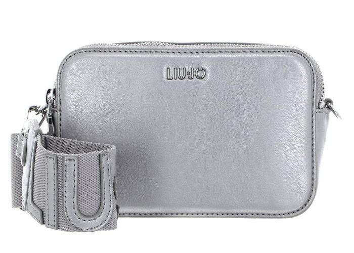 Étui Appareil Photo Liu-jo Pour Femme - Modèle Ridhi S En Simili Cuir Beige - Dimensions 22.5x17x9.5 Cm