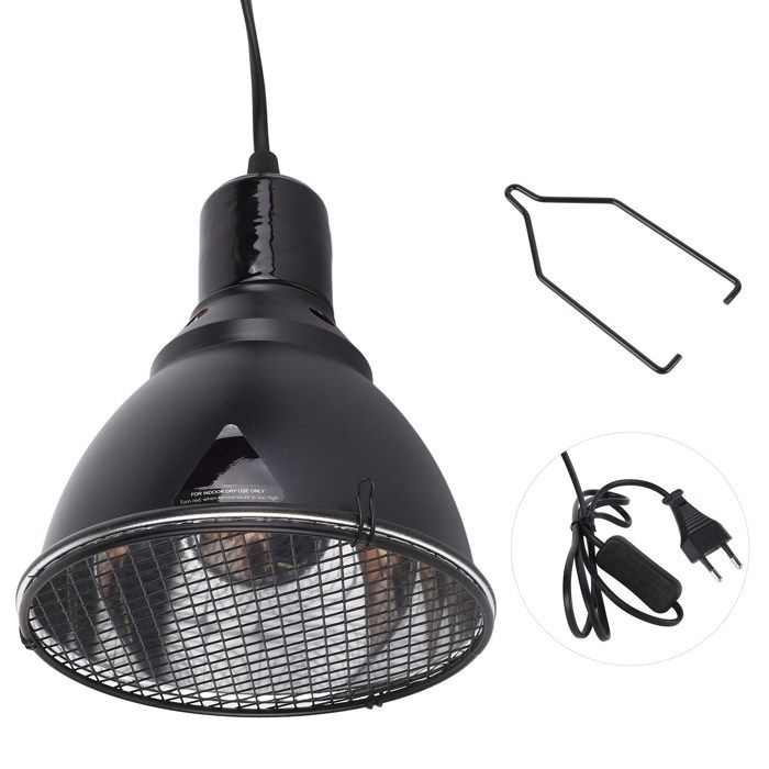 Comparer les prix de Lampe pour reptiles - Professionnel - 55 pouces - Chauffage uniforme - 220-250 V - Noir