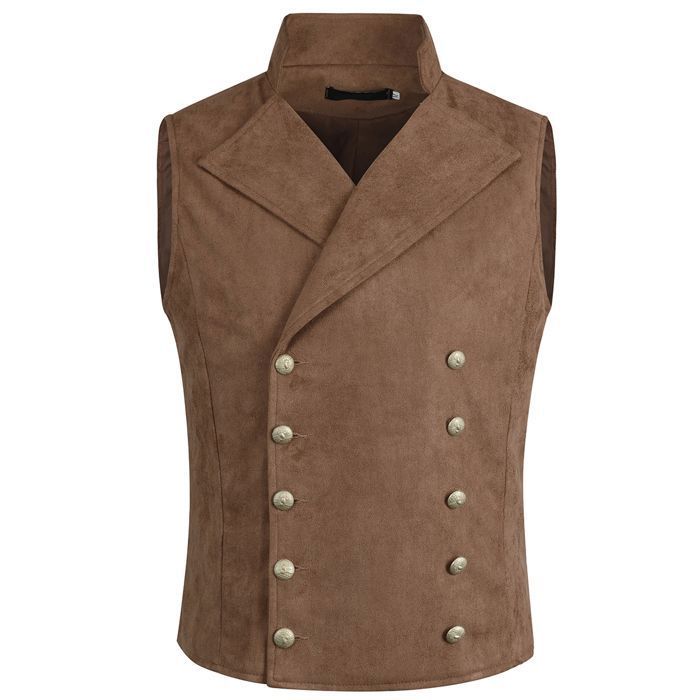 Gilet Costume Homme Allthemen - Décontracté Double Boutonnage Printemps/automne