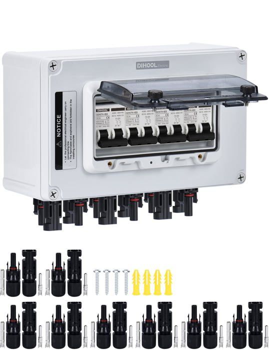 Disjoncteur Réinitialisable 12V-48V 60A | Protection Circuits Auto Marine Moto | Étanche