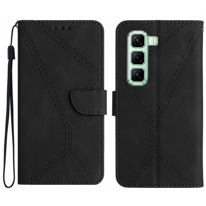Pour Infinix Hot 50 Pro 4G Housse de protection antichoc antidérapante avec support Noir