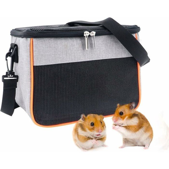Comparer les prix de Sac de transport pour hamster et petits animaux respirant pour gerbilles souris lapins et cureuils taille XL YYV