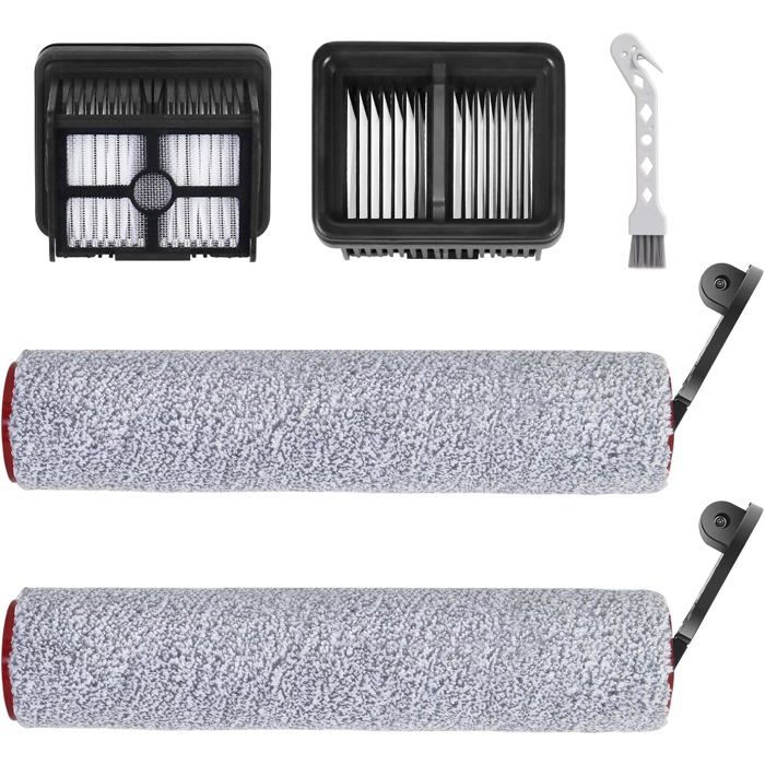 Kit Accessoires Dreame H12 Pro / H12 Dual - 2 Brosses Rotatives + 2 Filtres HEPA + Brosse Nettoyage
