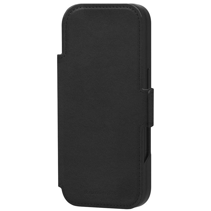 Étui Folio 2 en 1 - DBRAMANTE1928 - iPhone 17 Pro Max - Compatible MagSafe - Cuir Noir - Coque Détachable