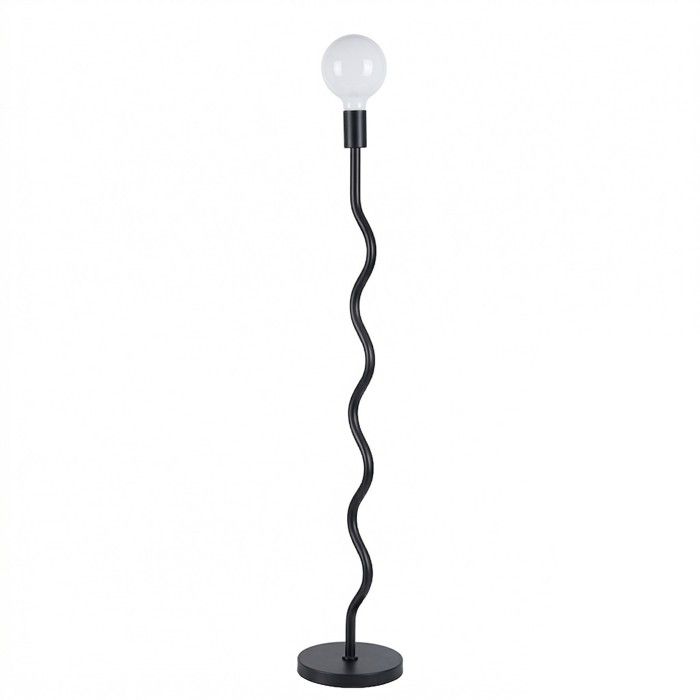 Lampe sur Pied Wama - Box and Beyond - Métal Noir - Douille E27 - Style Industriel et Moderne